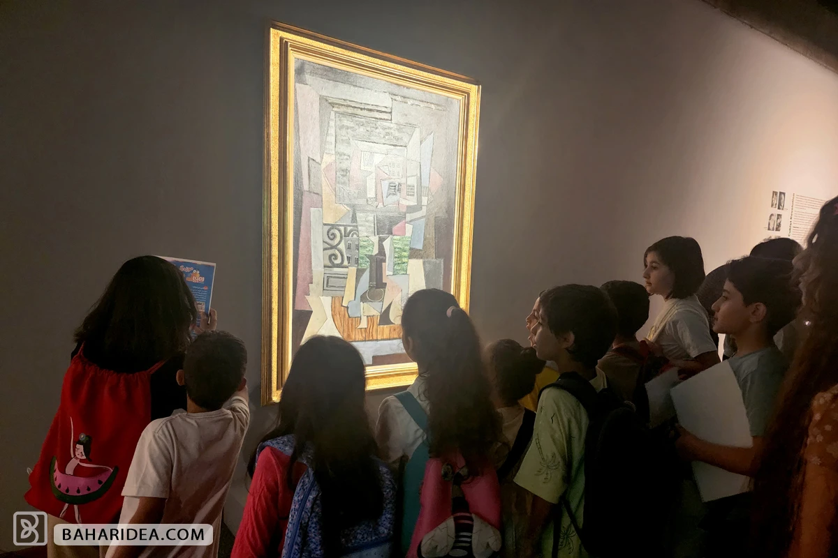 نقاشی پیکاسو - Open window to the street Ponturi (1920)