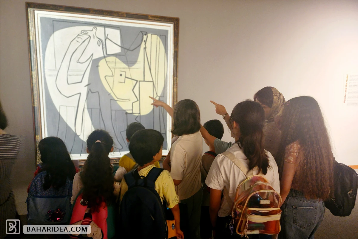 نقاشی-پیکاسو-Painter-and-his-model-(1927)